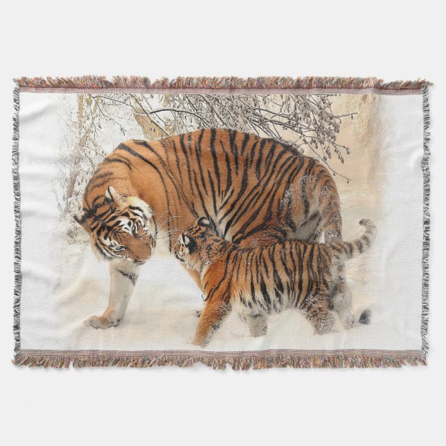 Tigers 2A Throw Blanket (Front)