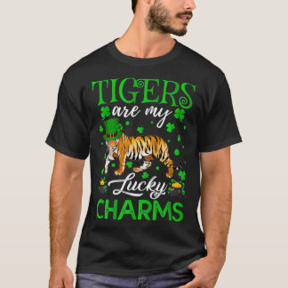 Tigers Are My Lucky Charms Tiger St Patricks Day T-Shirt