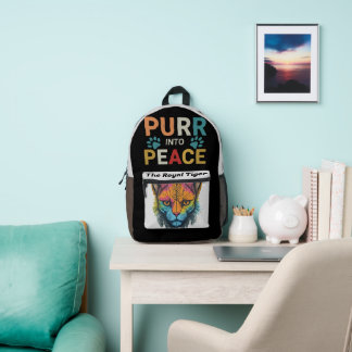 Tiger's Bagpack Printed Backpack