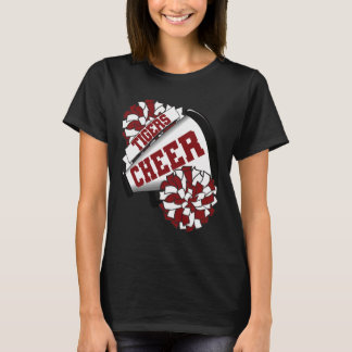 Tigers Cheer Ck To School Cheerleading Spirit M  T-Shirt