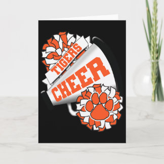 Tigers Cheerleading Ck To School Cheer Team Spirit Card