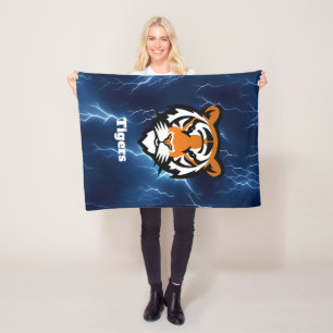 Tigers Custom Fleece Blanket