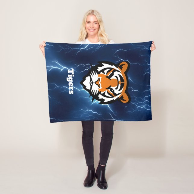 Tigers Custom Fleece Blanket (In Situ)