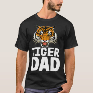 Tigers Dad Roaring Tiger Tees Men's Tiger Face