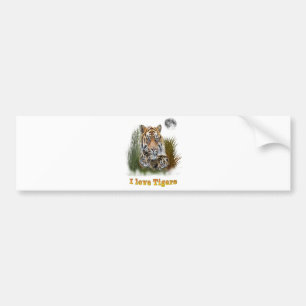 Tigers designs bumper sticker