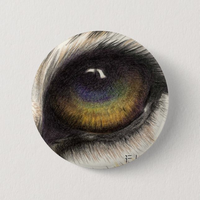 Tiger's Eye 2 Inch Round Button (Front)
