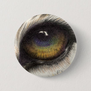 Tiger's Eye 2 Inch Round Button