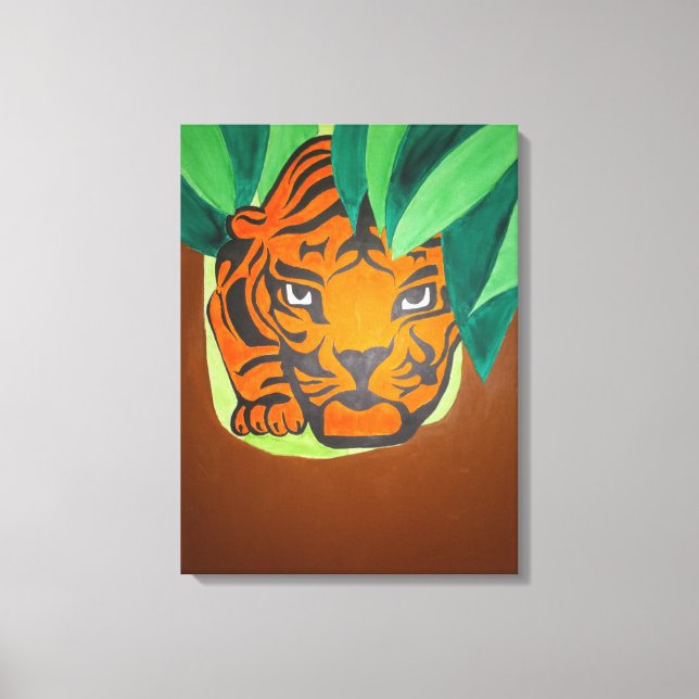 Tiger's Eye Canvas Print (Front)