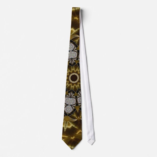 Tiger's Eye Eleven Mosaic Tie (Front)