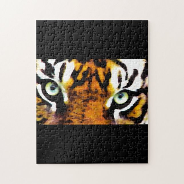 TIGER'S EYE'S_ JIGSAW PUZZLE (Vertical)
