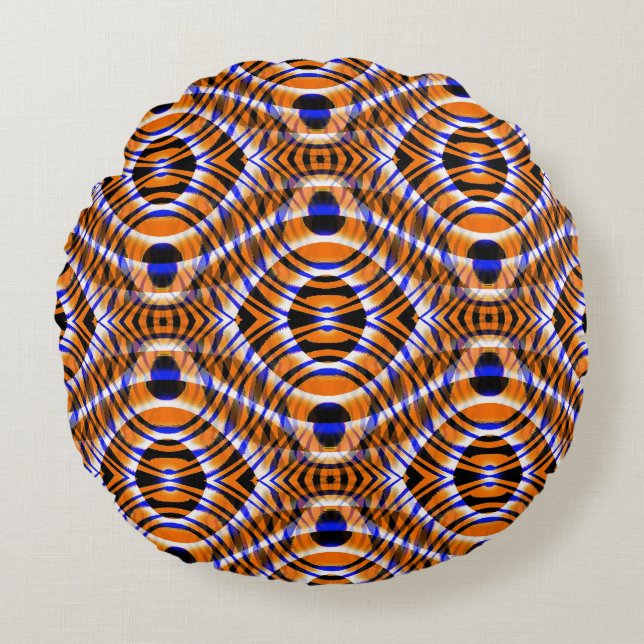 Tiger's eyes...... round pillow (Front)