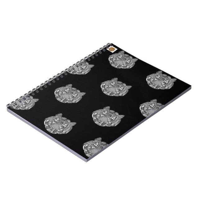 Tigers Face Notebook (Left Side)