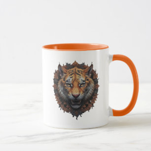 Tiger's Head Rugering. Mug