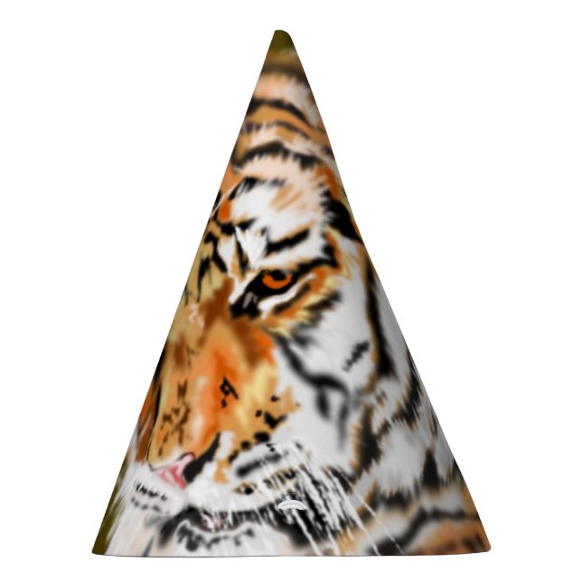 Tigers Hug Party Hat (Right)