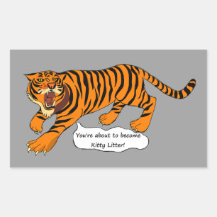 Tigers, Lions and Puns Sticker