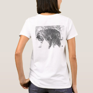Tigers Modern Elegant Trendy Customizable Template T-Shirt