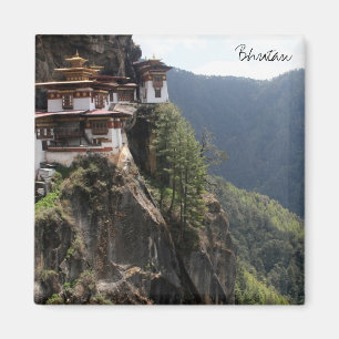 tiger's nest bhutan magnet