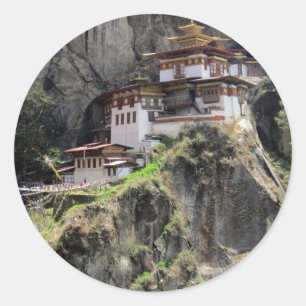 tiger's nest classic round sticker