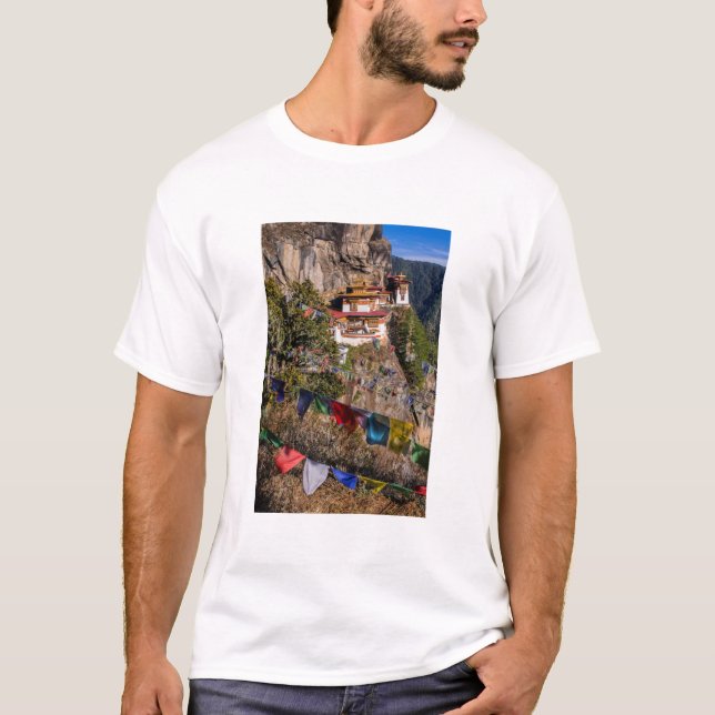 Tiger's Nest Monastery, Bhutan T-Shirt (Front)