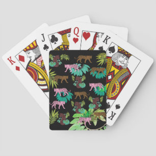 Tigers Pattern Playing Cards