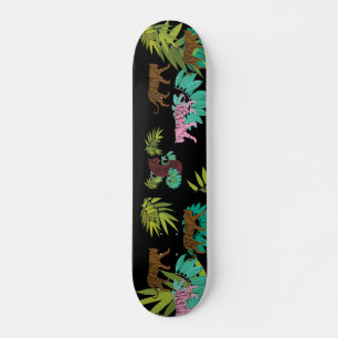 Tigers Pattern Skateboard