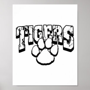 Tigers School Spirit Back To School B Poster