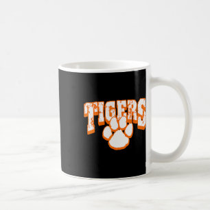 Tigers School Spirit Mascot Back To School Orange Coffee Mug