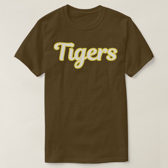 Tigers Script TShirt (Design Front)