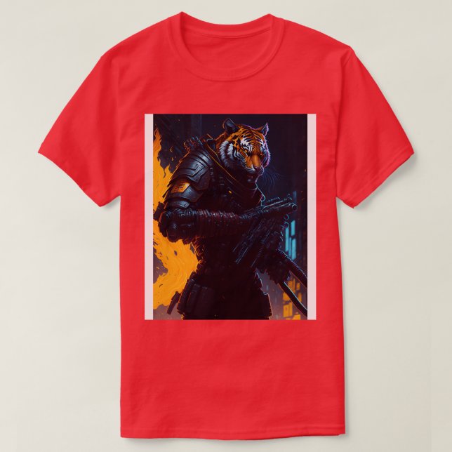 Tigers Techno Inferno 1 T-Shirt (Design Front)
