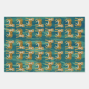 Tigers Wrapping Paper Sheets