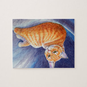 Tigg the Orange Tabby Cat Jigsaw Puzzle
