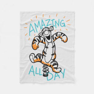 Tigger   Amazing All Day Fleece Blanket