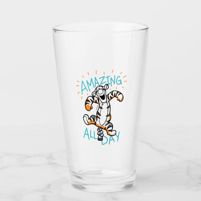 Tigger | Amazing All Day Glass (Front)