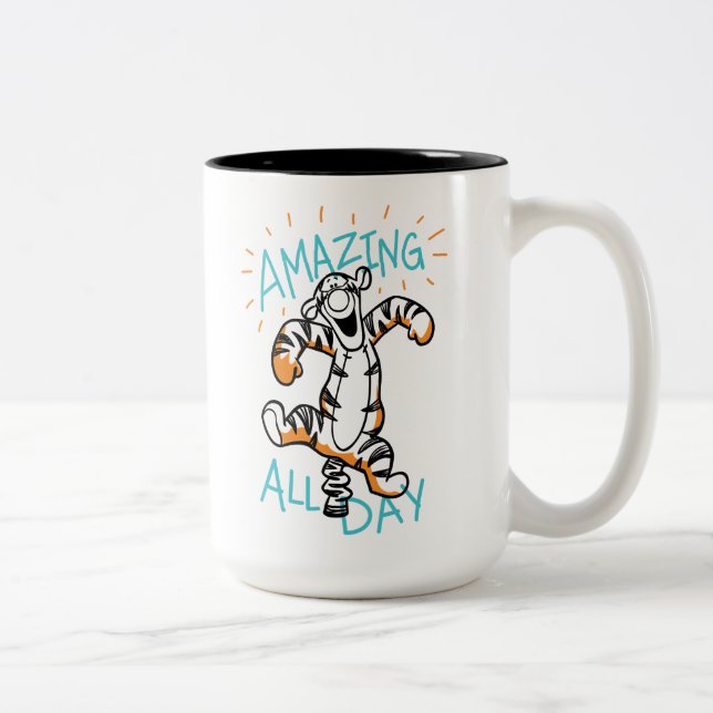 Tigger | Amazing All Day Two-Tone Coffee Mug (Right)