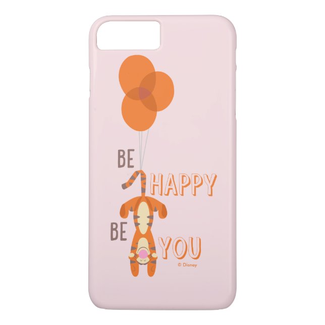 Tigger | Be Happy Be You Quote Case-Mate iPhone Case (Back)