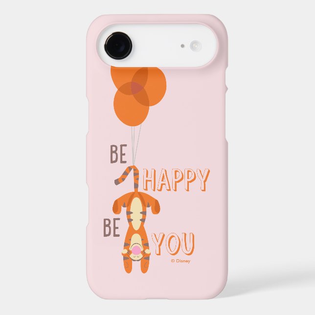 Tigger | Be Happy Be You Quote Case-Mate iPhone Case (Back)