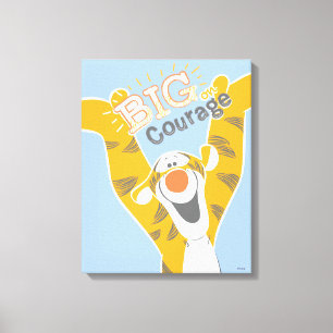 Tigger   Big Courage Canvas Print