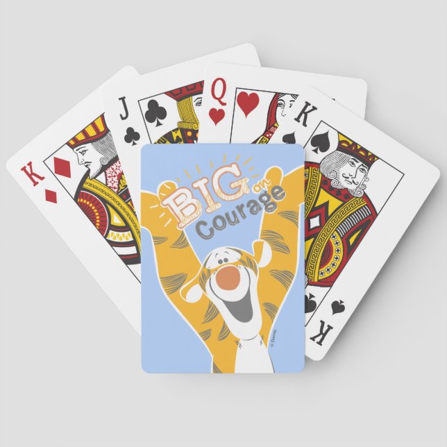 Tigger | Big Courage Playing Cards (Back)