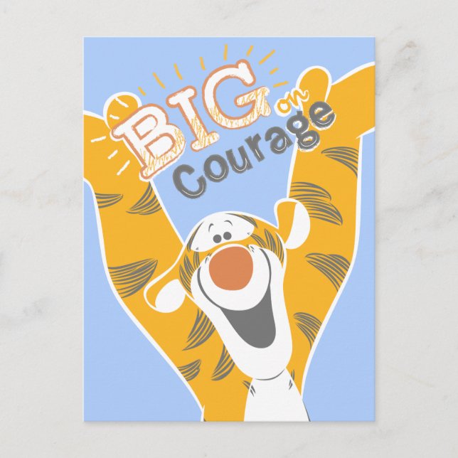 Tigger | Big Courage Postcard (Front)