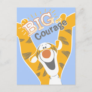 Tigger Big Courage Postcard
