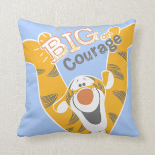 Tigger Big Courage Throw Pillow