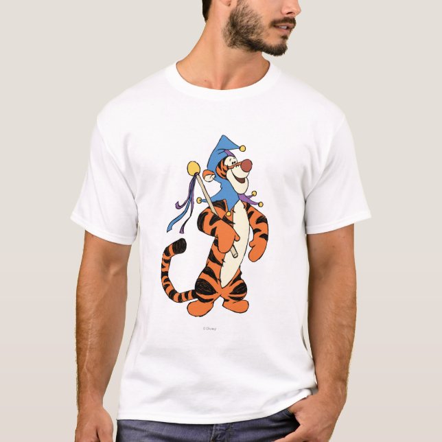 Tigger in Halloween Costume T-Shirt (Front)