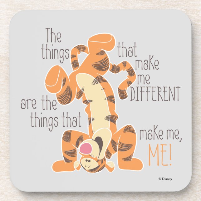 Tigger | Make Me, Me Quote Coaster (Front)