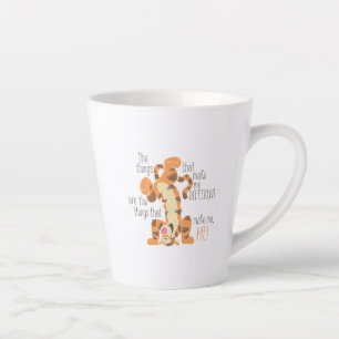 Tigger   Make Me, Me Quote Latte Mug
