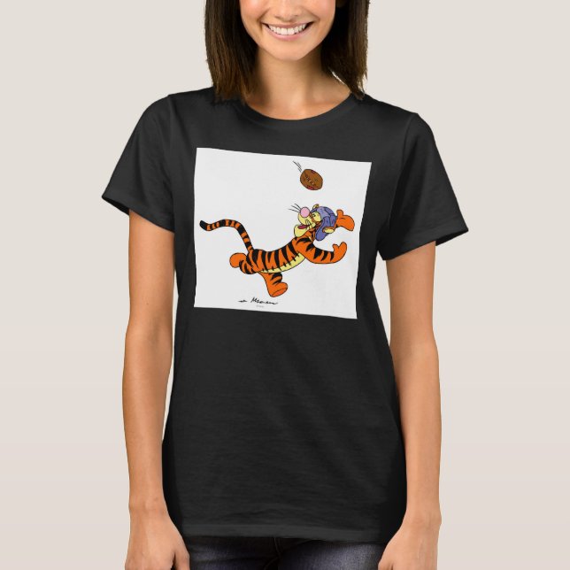 Tigger Playing Football T-Shirt (Front)