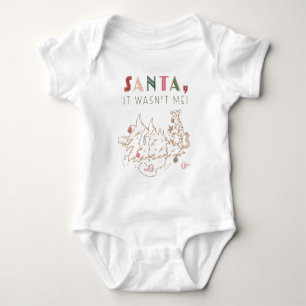 Tigger   Santa, It Wasn't Me Baby Bodysuit