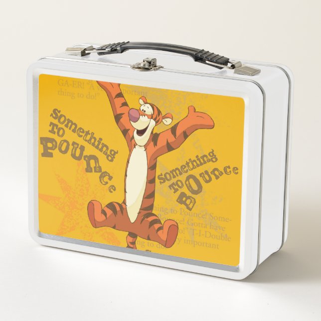 Tigger - Something to Pounce 2 Metal Lunch Box (Front)