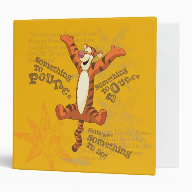 Tigger - Something to Pounce Binder (Front/Inside)