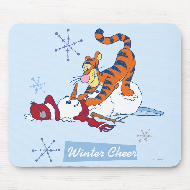 Tigger Winter Cheer Mouse Pad (Front)