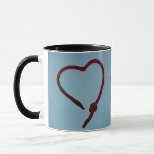 Tight Love Heart Cup. A modern beautiful Mug